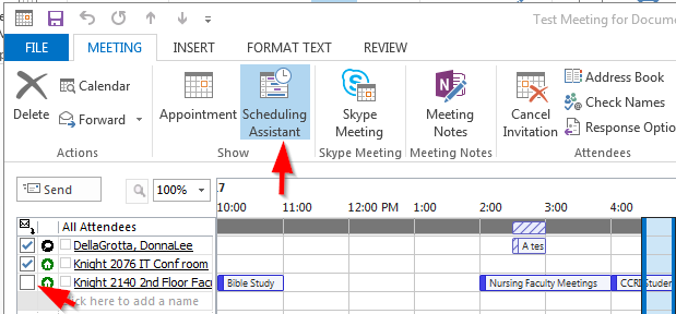 How to Schedule Conference Rooms in Outlook – CCRI